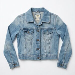 Hollister Cropped Denim Jacket